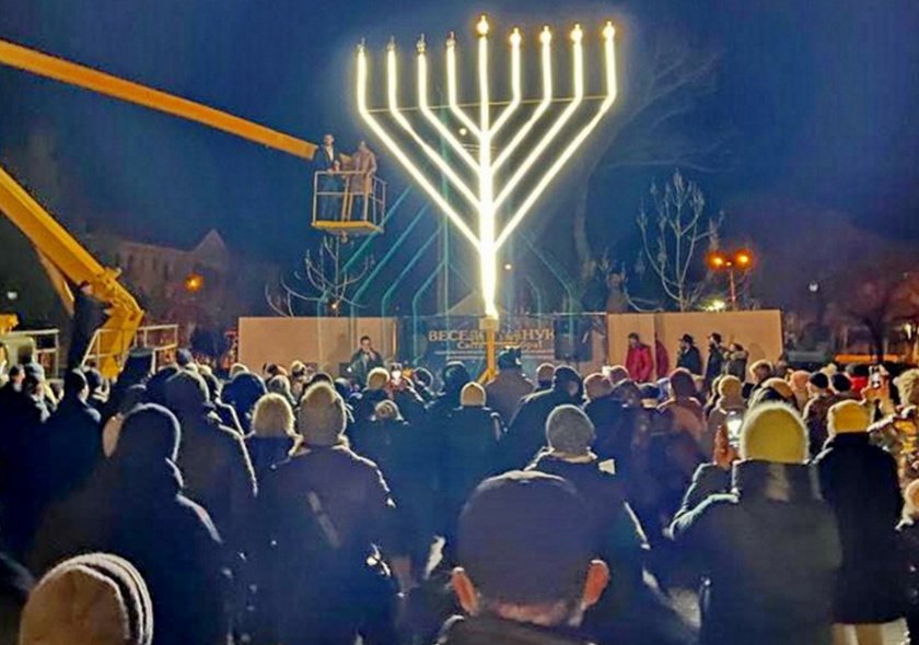 Ханука 5782 в Никополе